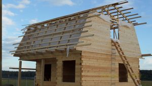 строительство дома из бруса