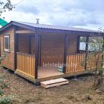 Готовая баня из профилированного бруса от производителя Леслентехно