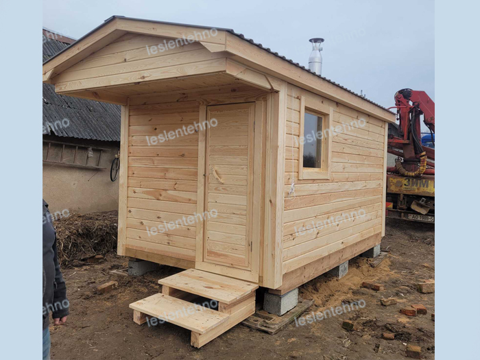 готовая баня из профилированного бруса