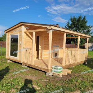 готовая баня Камелия от Леслентехно