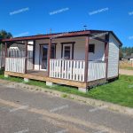 Готовая баня из бруса Комфорт с террасой