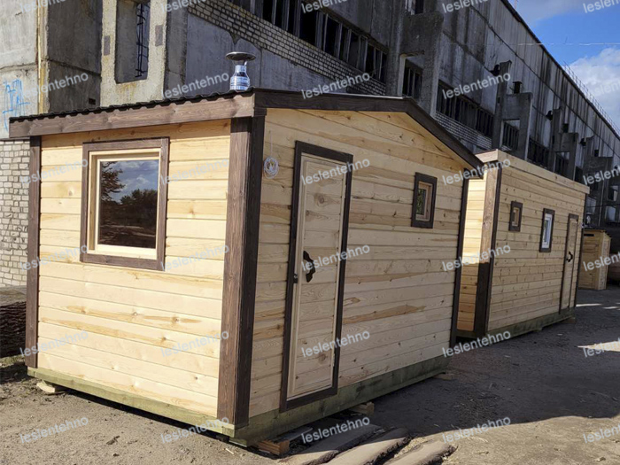 готовая баня из профилированного бруса