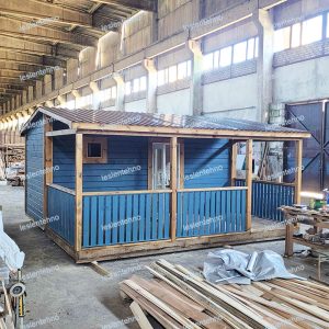 Изготовление готовой бани от Леслентехно