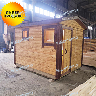 маленькая баня из бруса